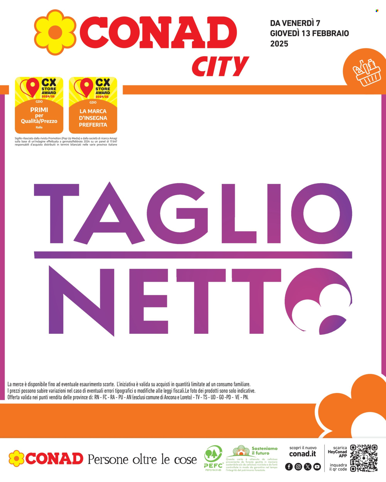 Volantino Conad City - 7/2/2025 - 13/2/2025. Pagina 1