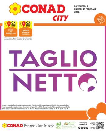 Volantino Conad City - 7/2/2025 - 13/2/2025.
