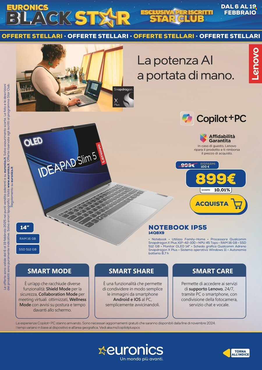 Volantino Euronics - 6/2/2025 - 19/2/2025. Pagina 13