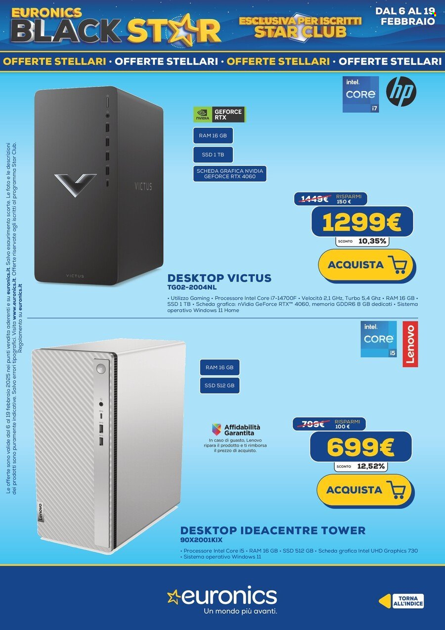 Volantino Euronics - 6/2/2025 - 19/2/2025. Pagina 20
