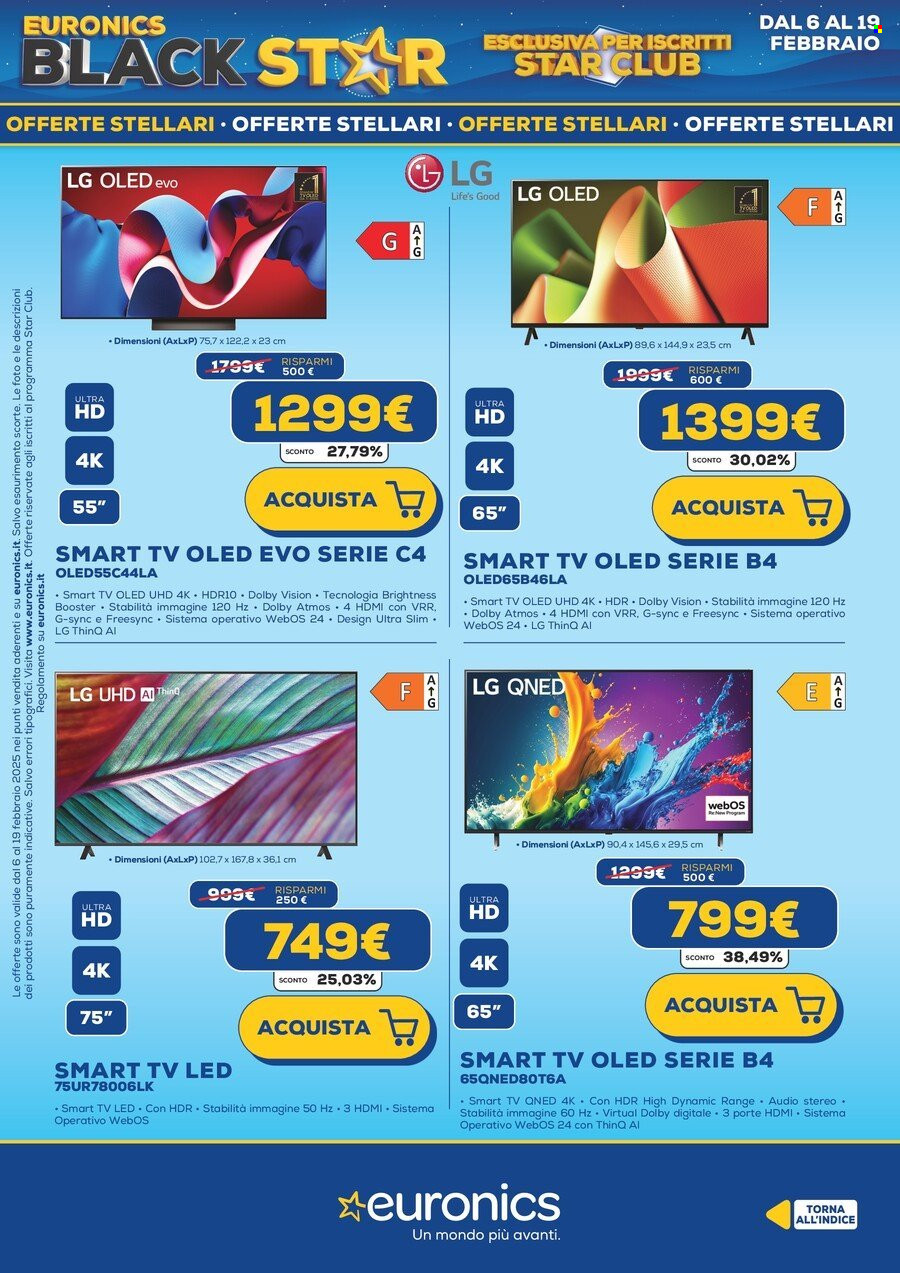 Volantino Euronics - 6/2/2025 - 19/2/2025. Pagina 32