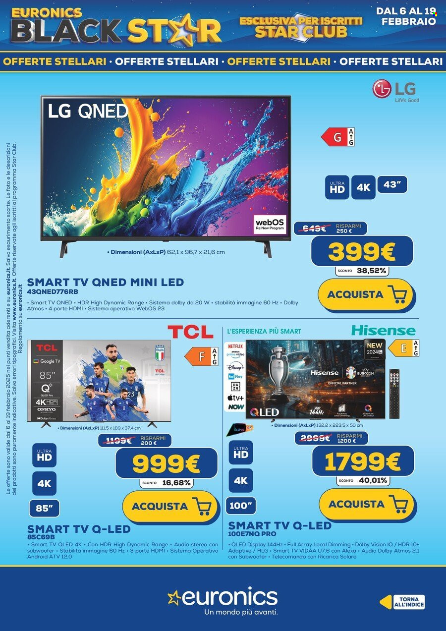 Volantino Euronics - 6/2/2025 - 19/2/2025. Pagina 36