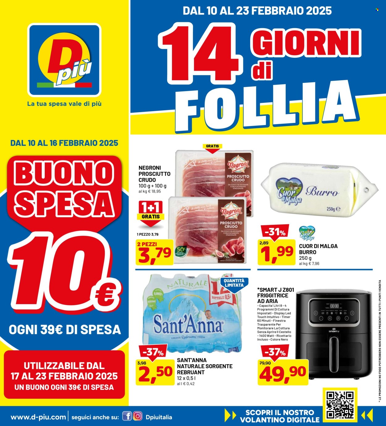 Volantino Dpiù - 10/2/2025 - 23/2/2025. Pagina 1