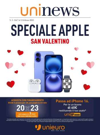 Volantino Unieuro - 7/2/2025 - 13/2/2025.