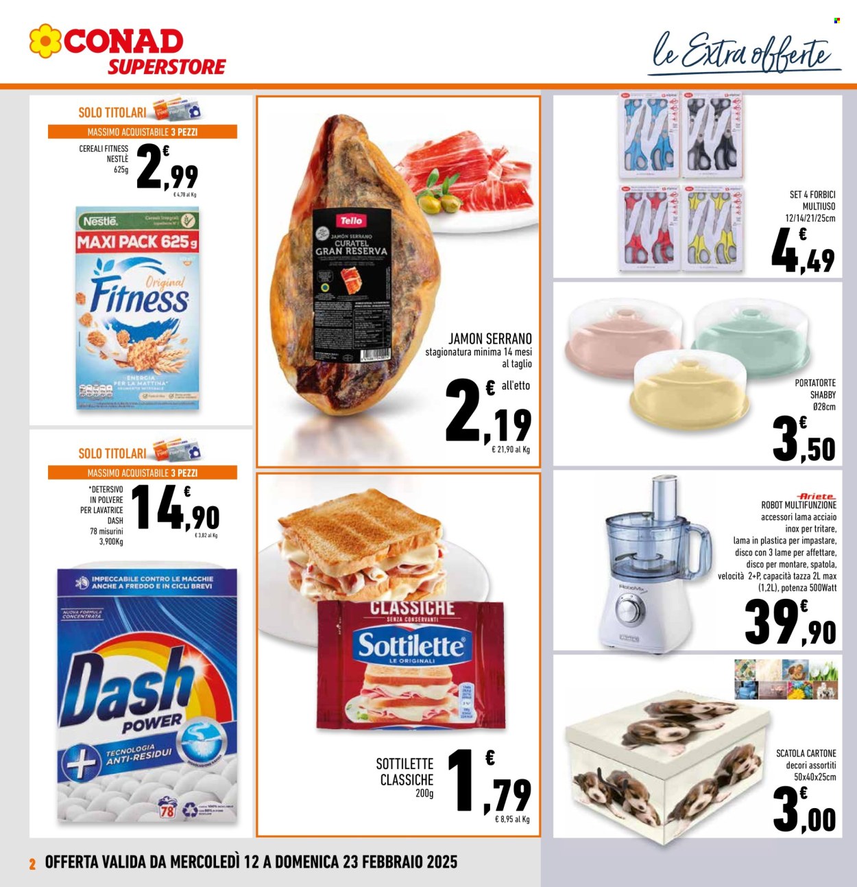 Volantino Conad Superstore - 12/2/2025 - 23/2/2025. Pagina 2