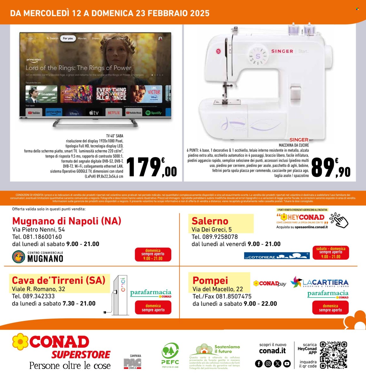 Volantino Conad Superstore - 12/2/2025 - 23/2/2025. Pagina 4