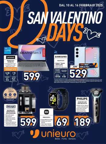 Volantino Unieuro - 10/2/2025 - 16/2/2025.