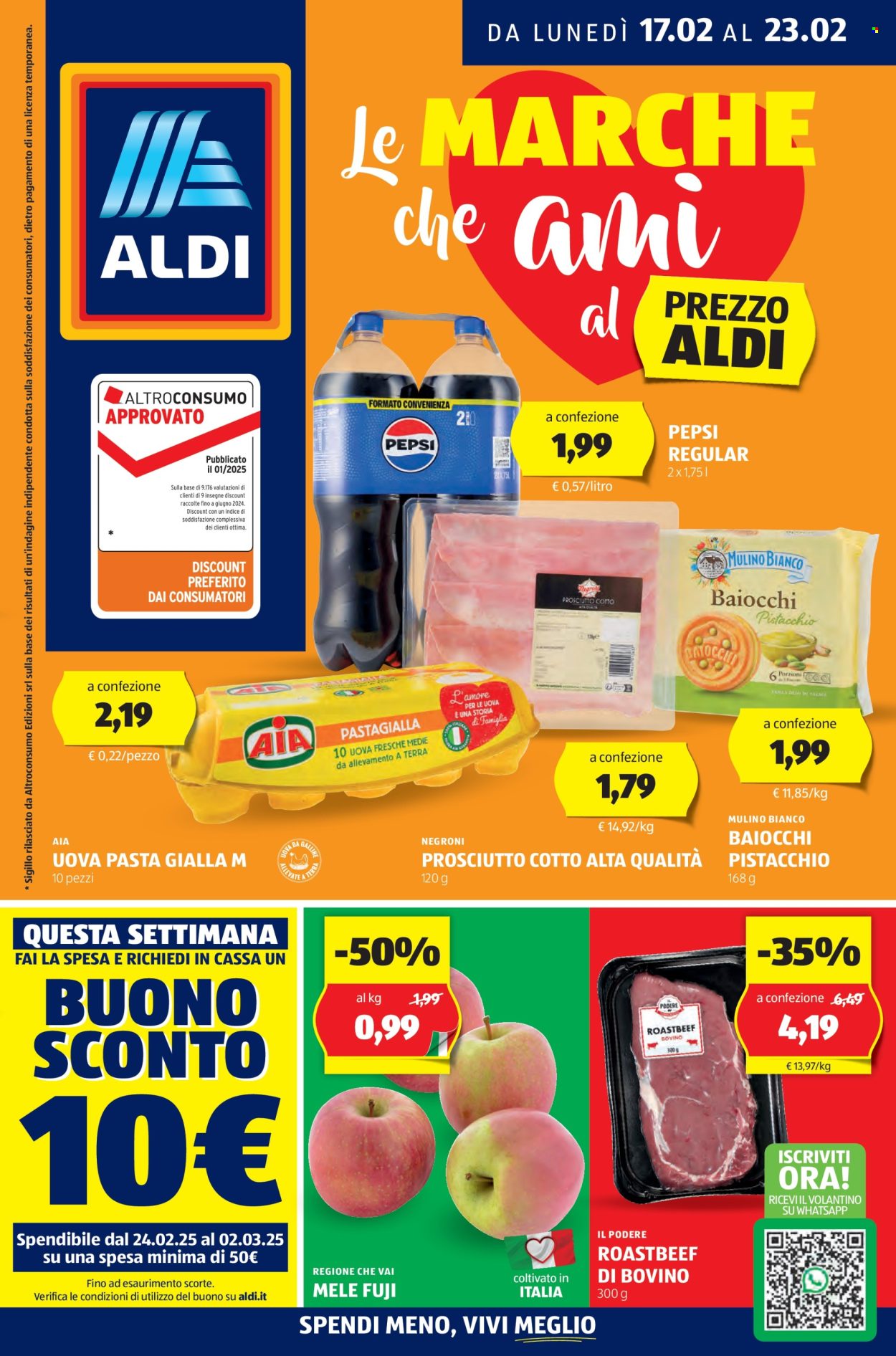 Volantino Aldi - 17/2/2025 - 23/2/2025. Pagina 1