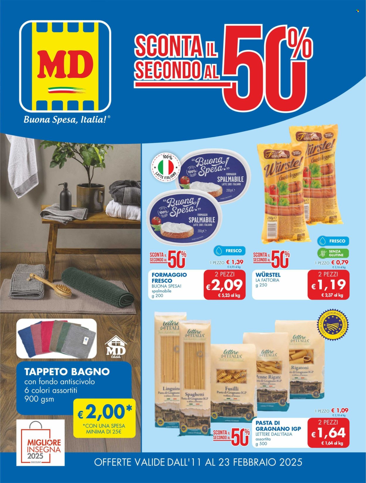 Leták MD Discount - 11.2.2025 - 23.2.2025. Strana 1
