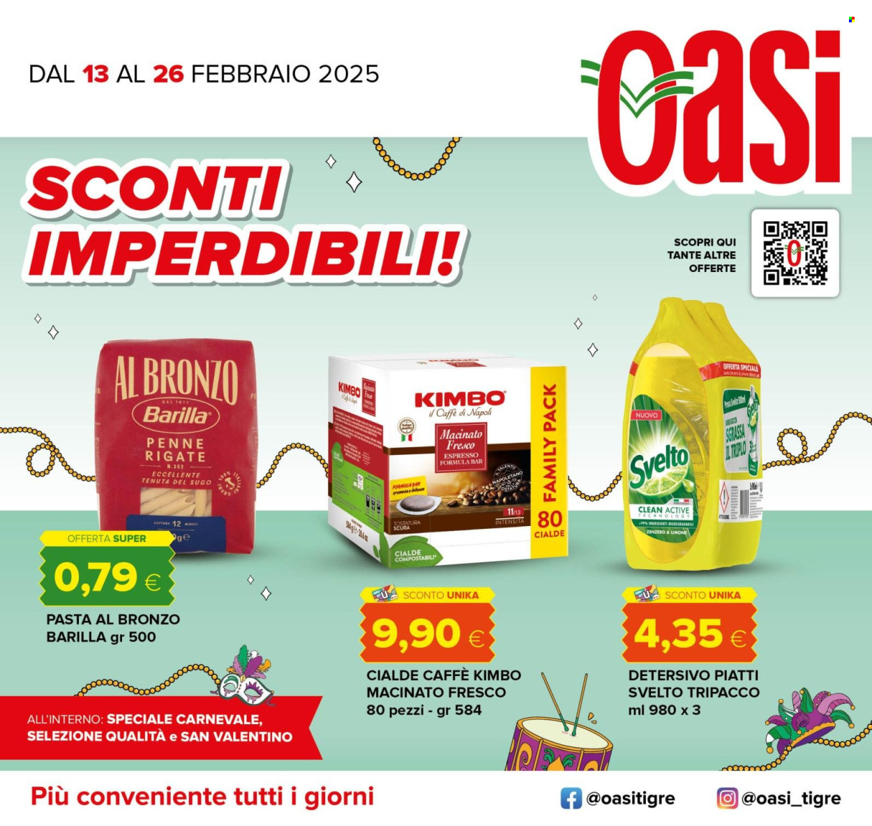 Volantino Oasi - 13/2/2025 - 26/2/2025. Pagina 1