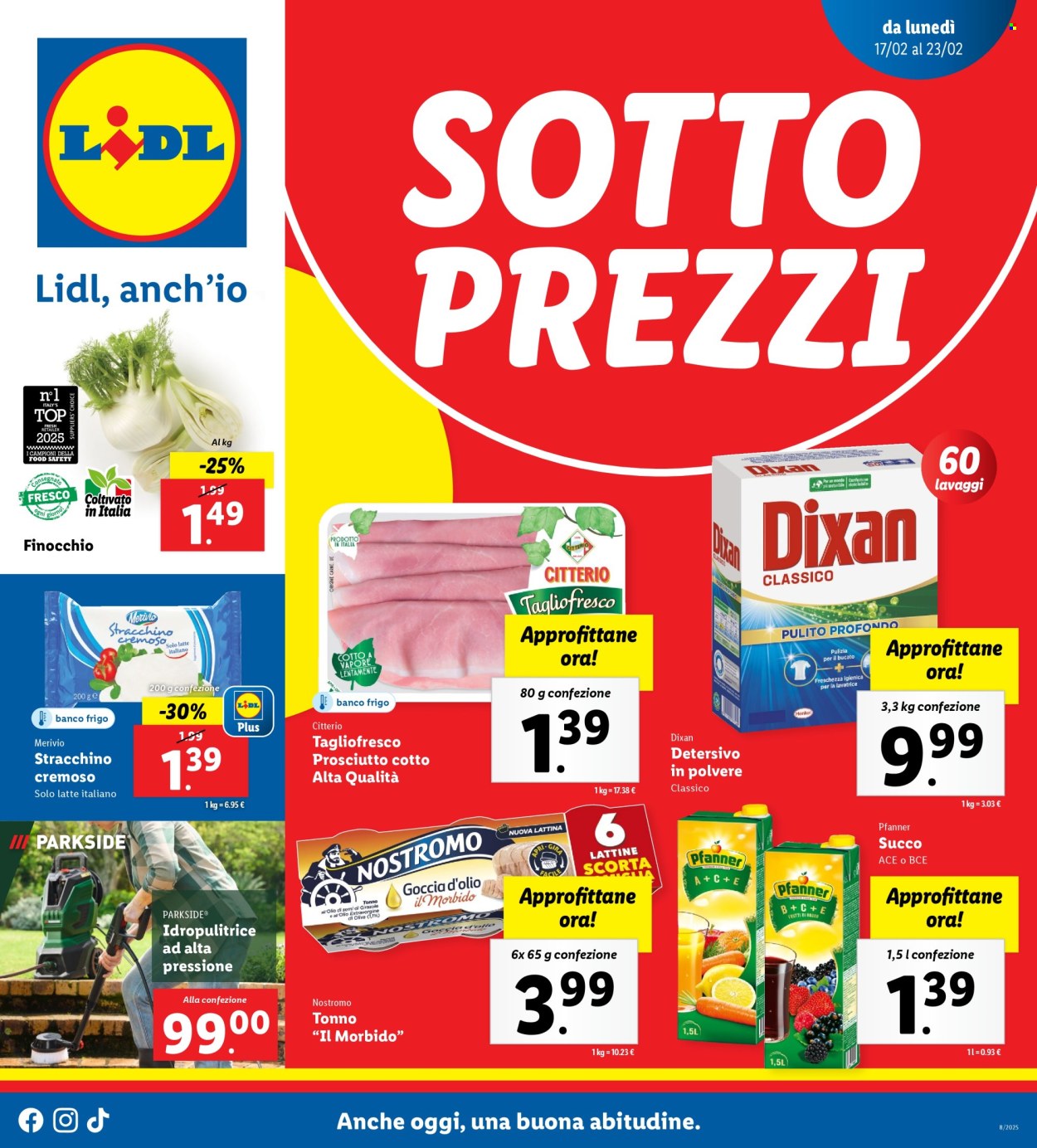 Volantino Lidl - 17/2/2025 - 23/2/2025. Pagina 1