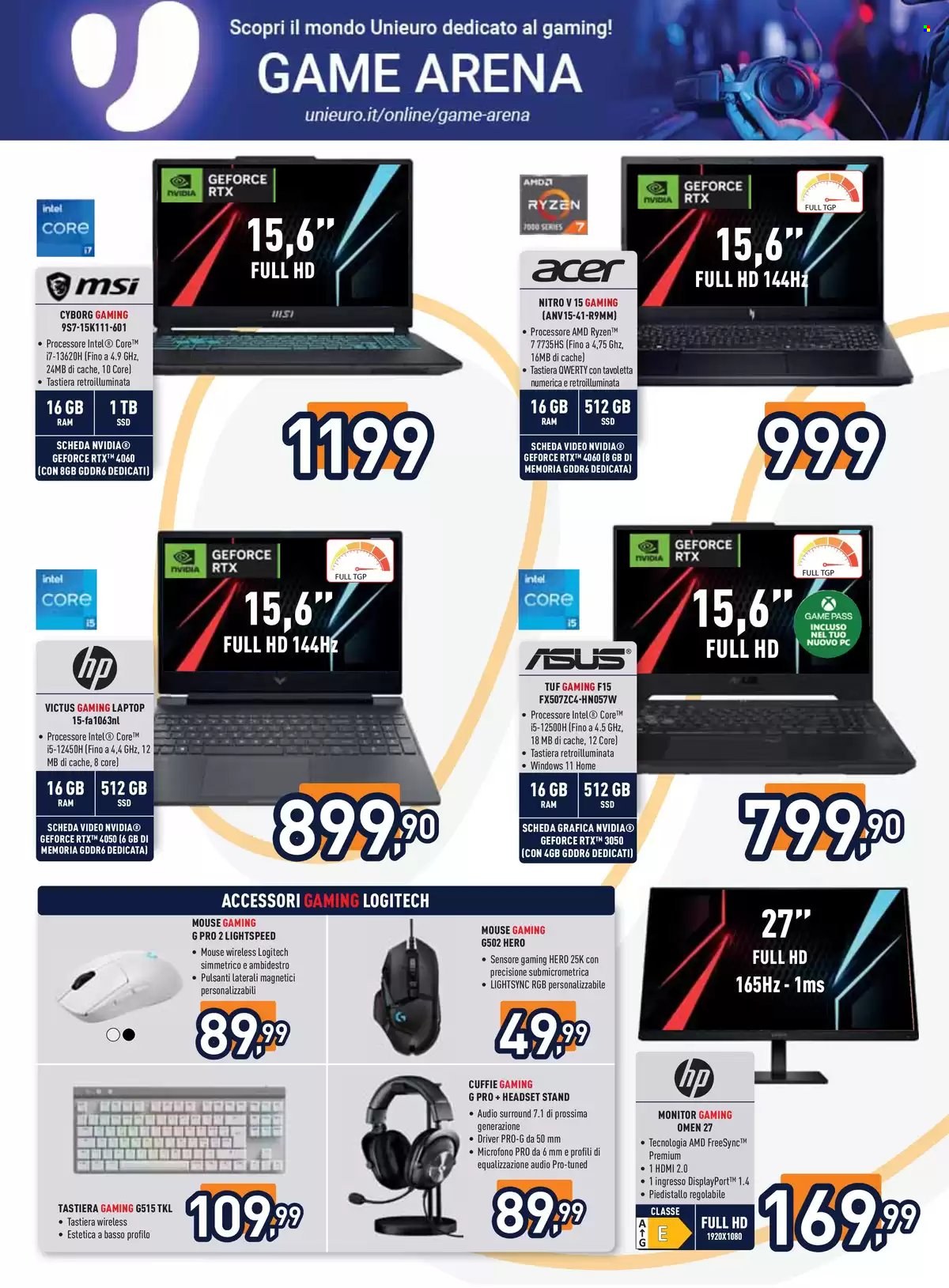 Volantino Unieuro - 14/2/2025 - 28/2/2025. Pagina 15