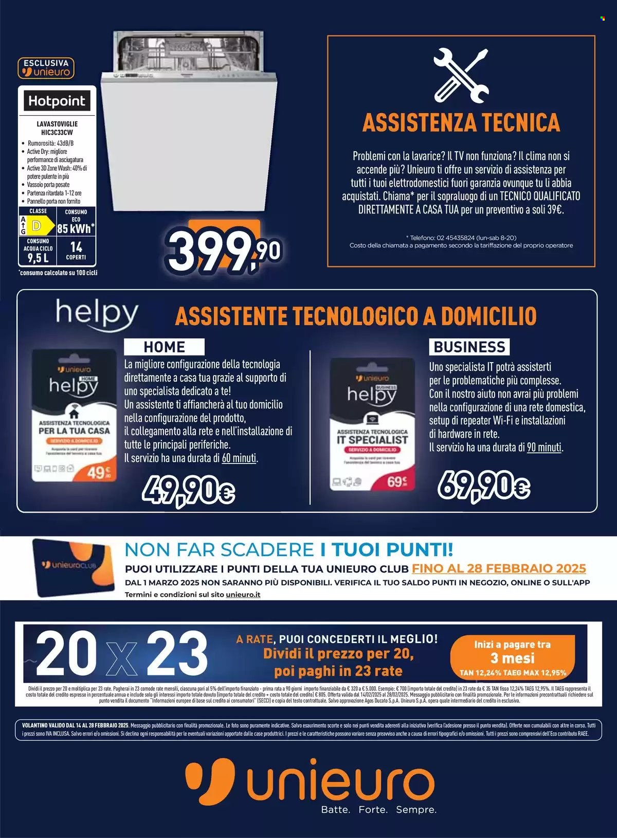 Volantino Unieuro - 14/2/2025 - 28/2/2025. Pagina 28