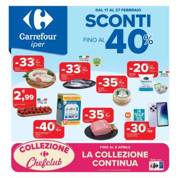 Volantino Carrefour - 17/2/2025 - 27/2/2025.