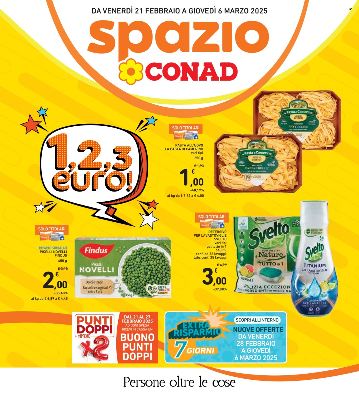 Volantino Spazio Conad - 21/2/2025 - 6/3/2025. Pagina 1