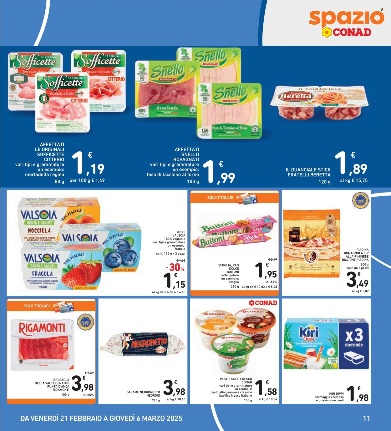 Volantino Spazio Conad - 21/2/2025 - 6/3/2025. Pagina 11