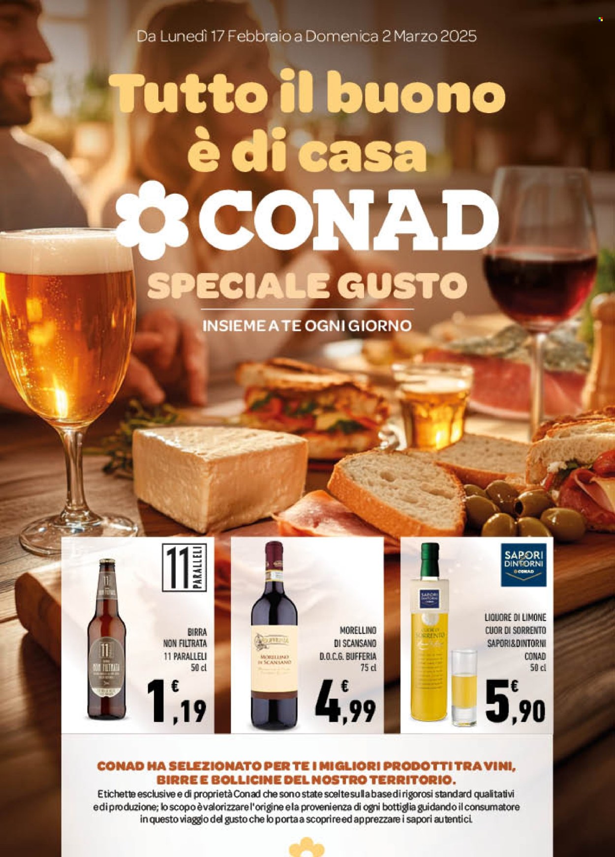 Leták Conad - 17.2.2025 - 2.3.2025. Strana 1