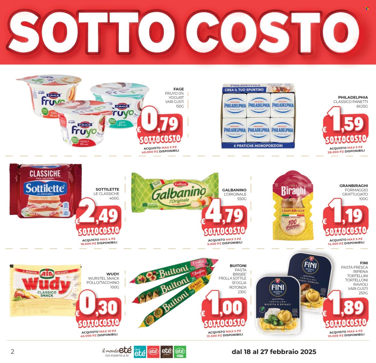 Volantino Eté - 18/2/2025 - 27/2/2025. Pagina 2
