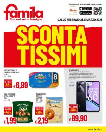 Volantino Famila - 20/2/2025 - 5/3/2025.