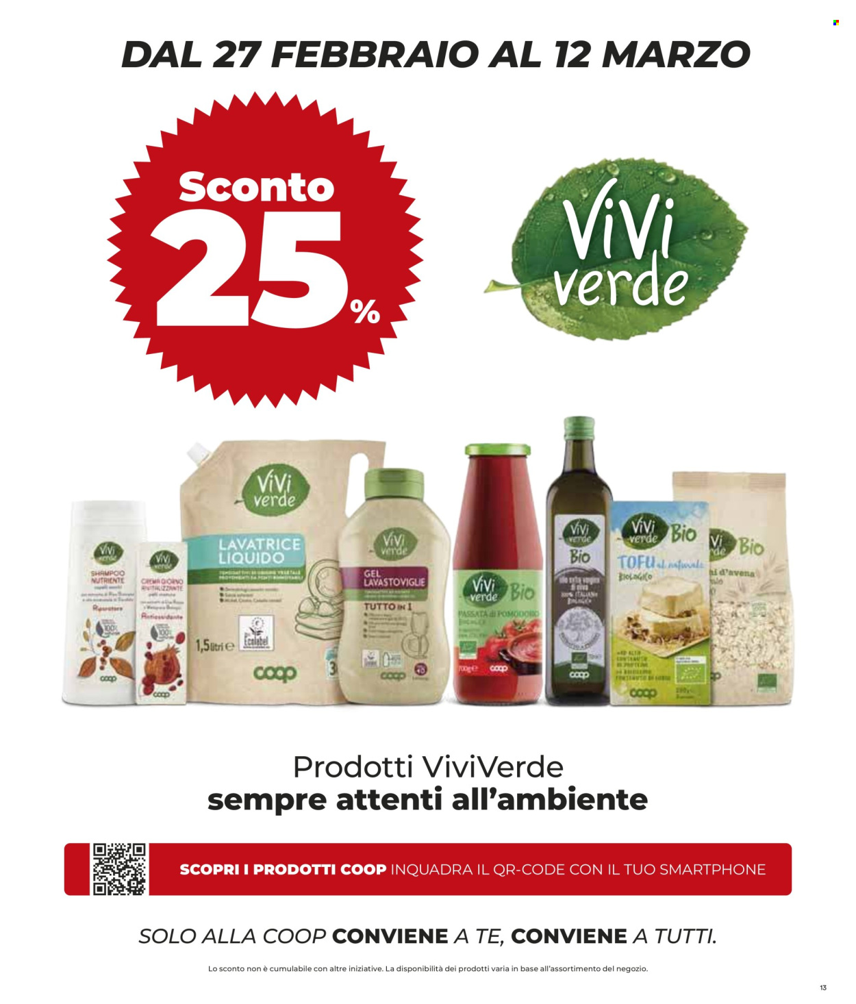 Volantino Coop - 20/2/2025 - 5/3/2025. Pagina 13