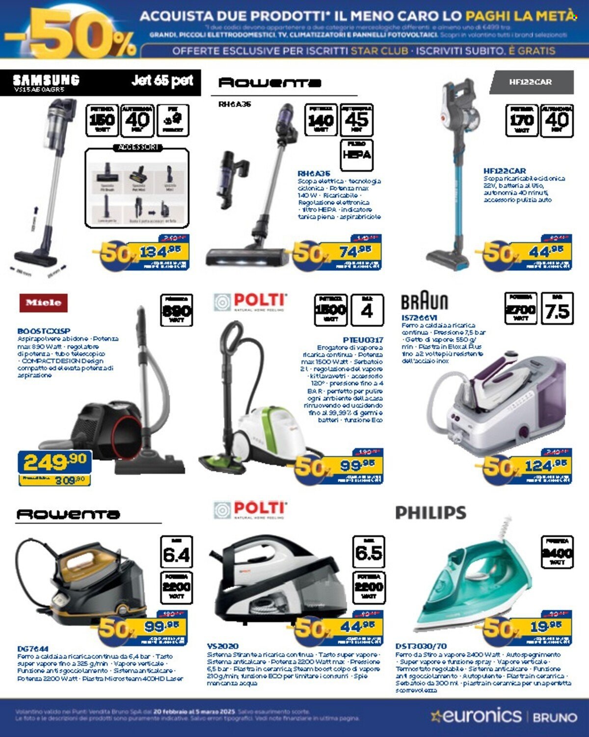 Volantino Euronics - 20/2/2025 - 5/3/2025. Pagina 6