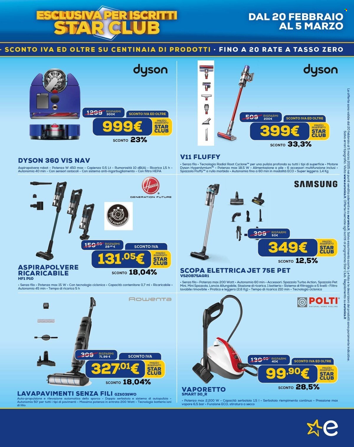 Volantino Euronics - 20/2/2025 - 6/3/2025. Pagina 13