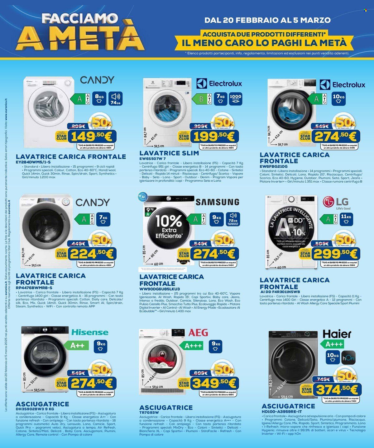 Volantino Euronics - 20/2/2025 - 5/3/2025. Pagina 18