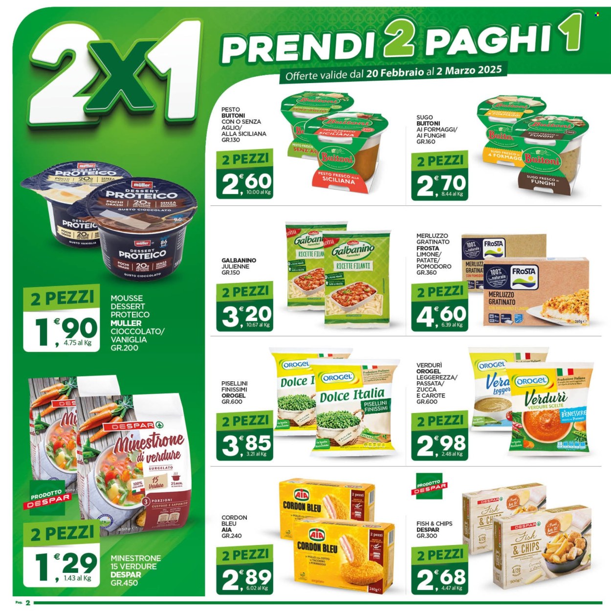 Volantino Despar - 20/2/2025 - 2/3/2025. Pagina 2