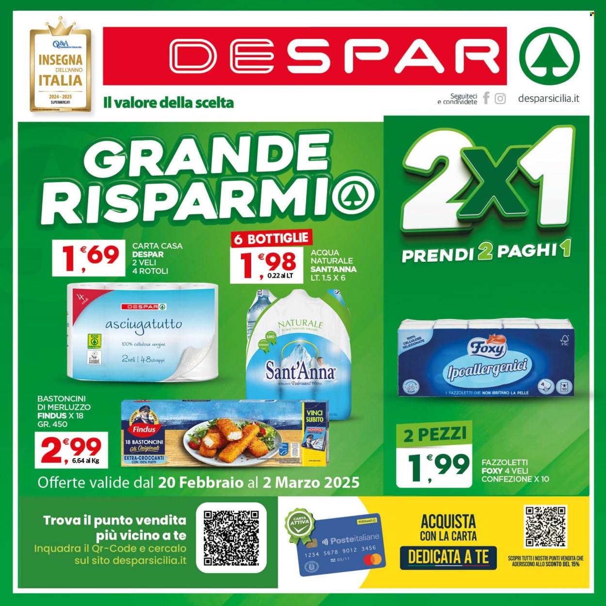 Volantino Despar - 20/2/2025 - 2/3/2025. Pagina 20
