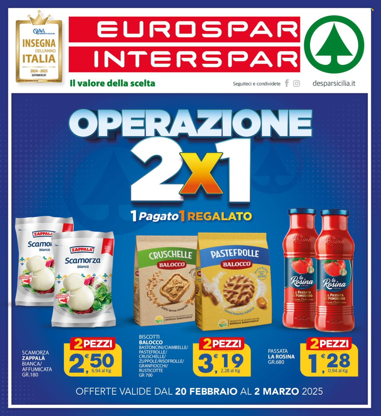 Volantino Interspar - 20/2/2025 - 2/3/2025. Pagina 1