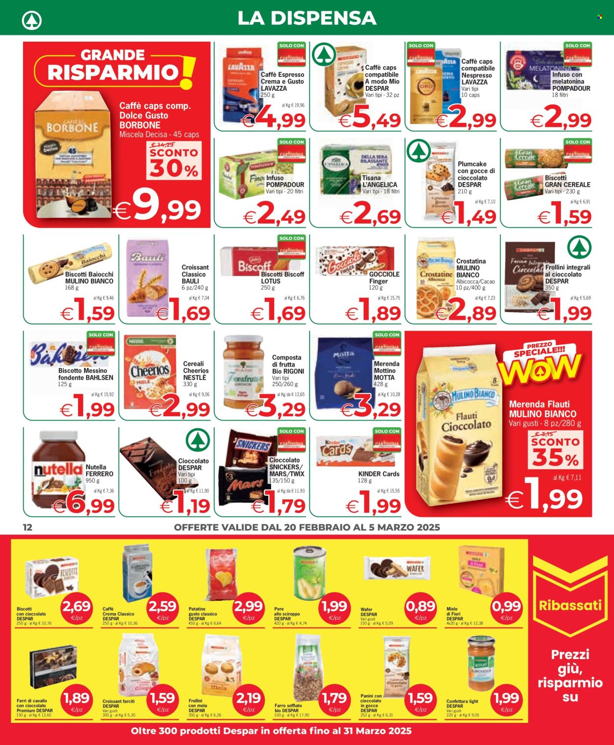 Volantino Despar - 20/2/2025 - 5/3/2025. Pagina 12