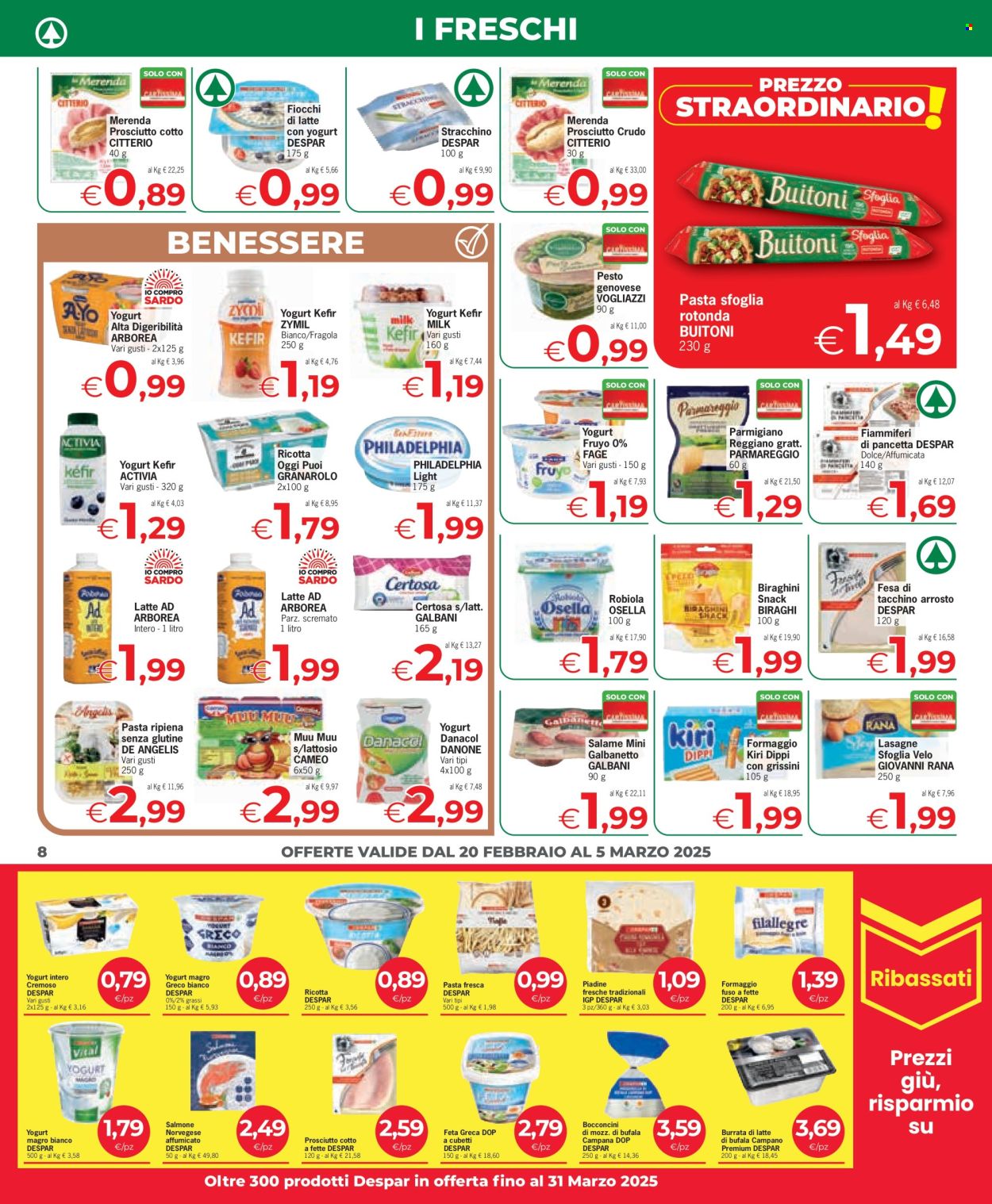 Volantino Eurospar - 20/2/2025 - 5/3/2025. Pagina 8