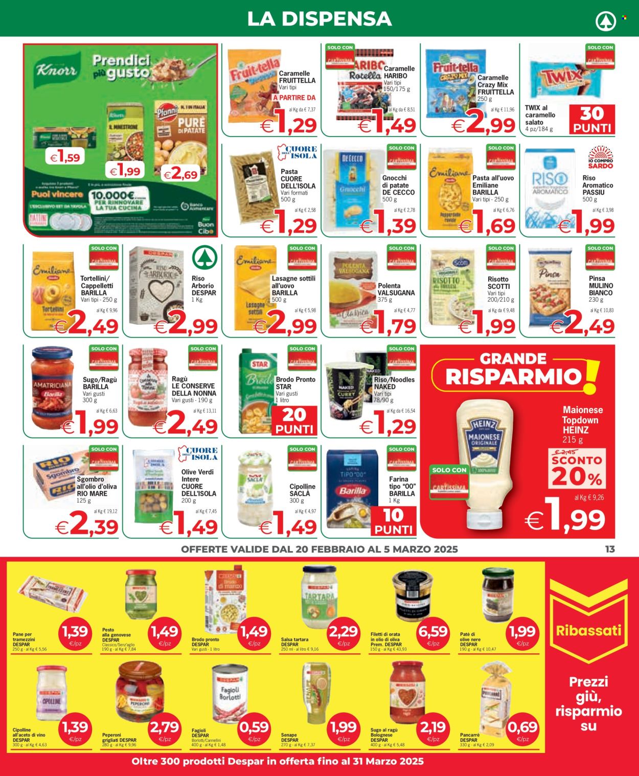 Volantino Eurospar - 20/2/2025 - 5/3/2025. Pagina 13