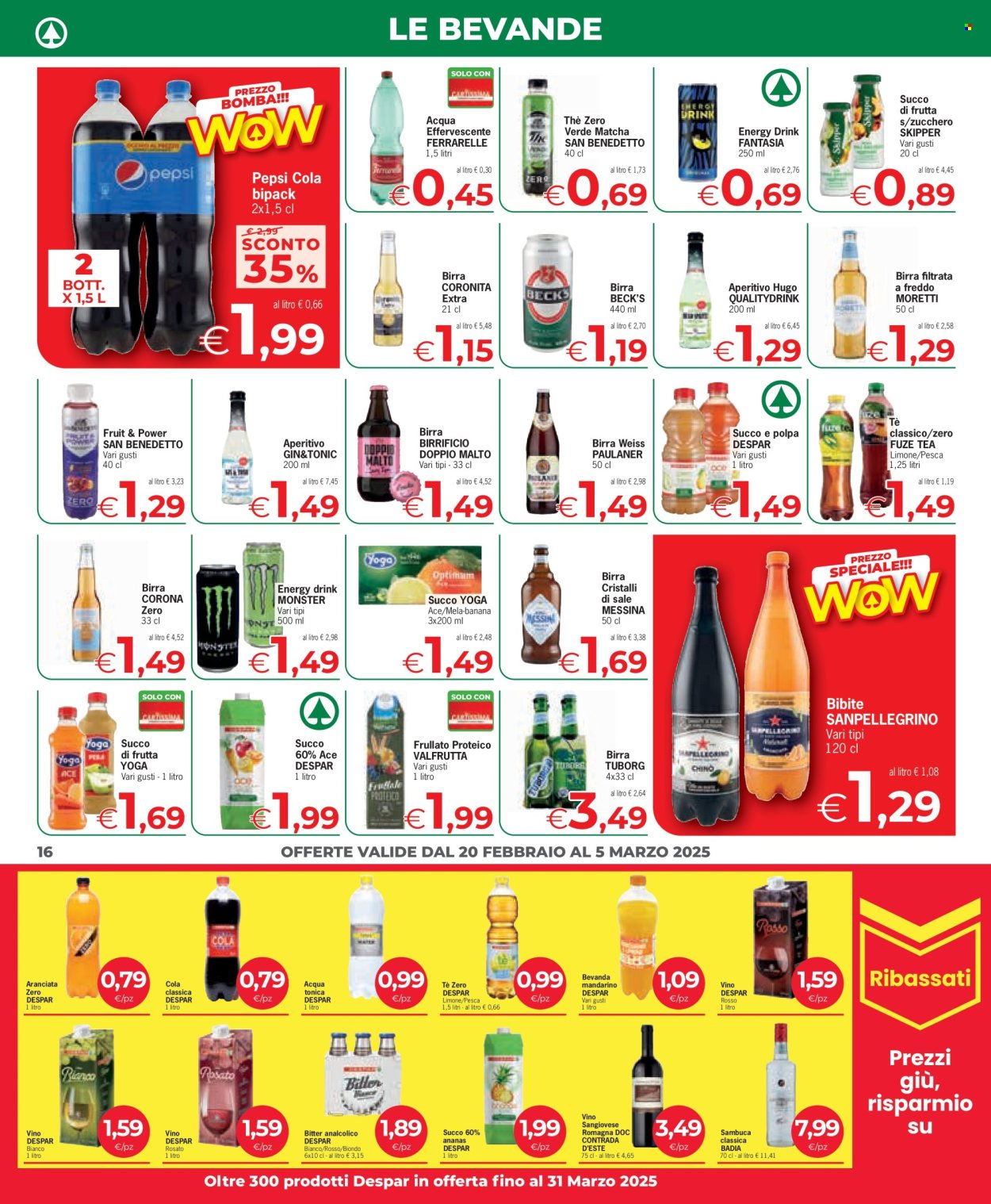Volantino Eurospar - 20/2/2025 - 5/3/2025. Pagina 16