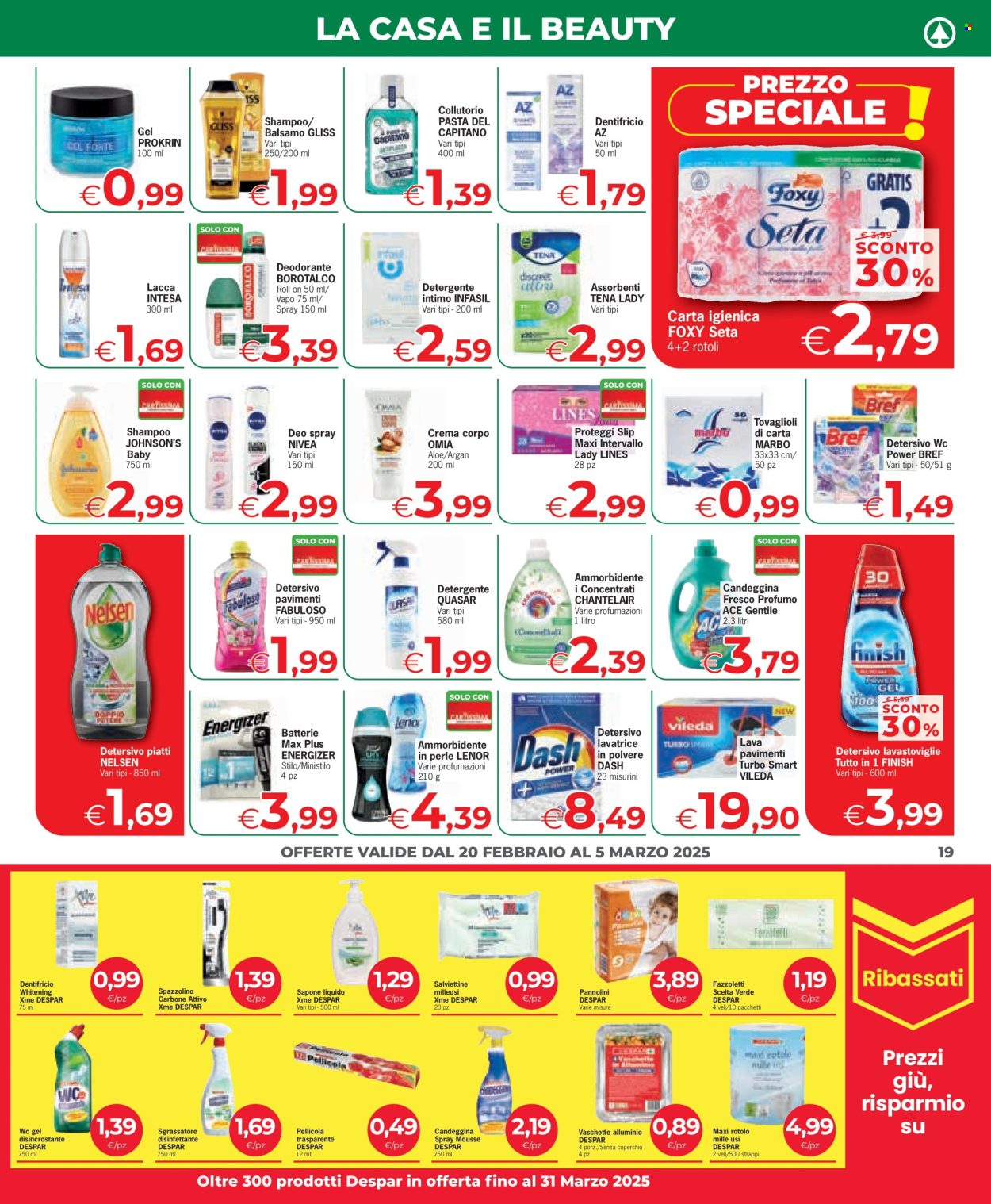 Volantino Eurospar - 20/2/2025 - 5/3/2025. Pagina 19