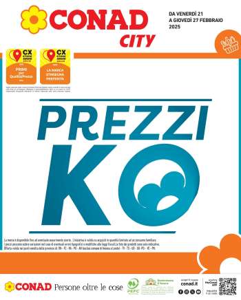 Volantino Conad City - 21/2/2025 - 27/2/2025.