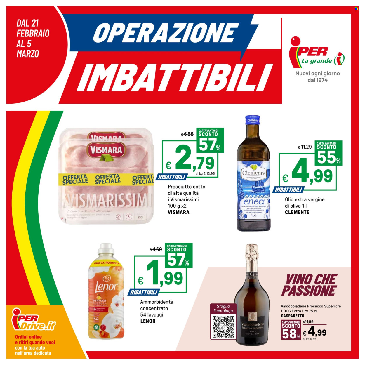 Volantino Iper, La grande i - 21/2/2025 - 5/3/2025. Pagina 1