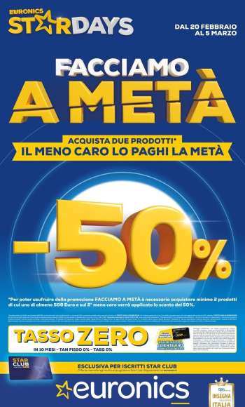 Volantino Euronics - 20/2/2025 - 5/3/2025.