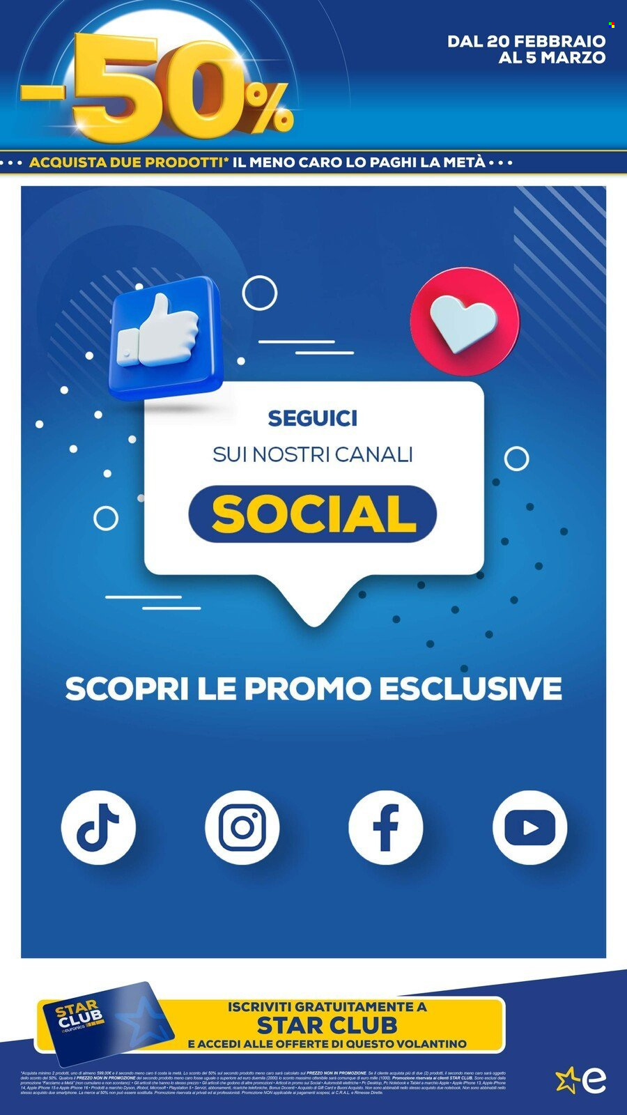 Volantino Euronics - 20/2/2025 - 5/3/2025. Pagina 45