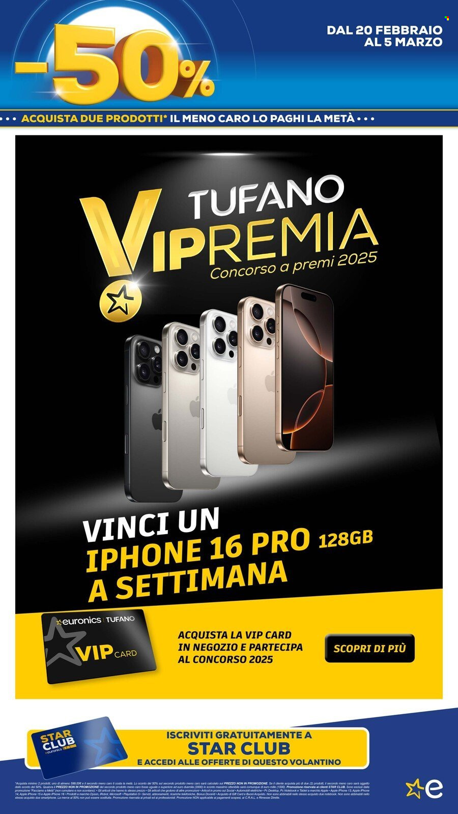 Volantino Euronics - 20/2/2025 - 5/3/2025. Pagina 61