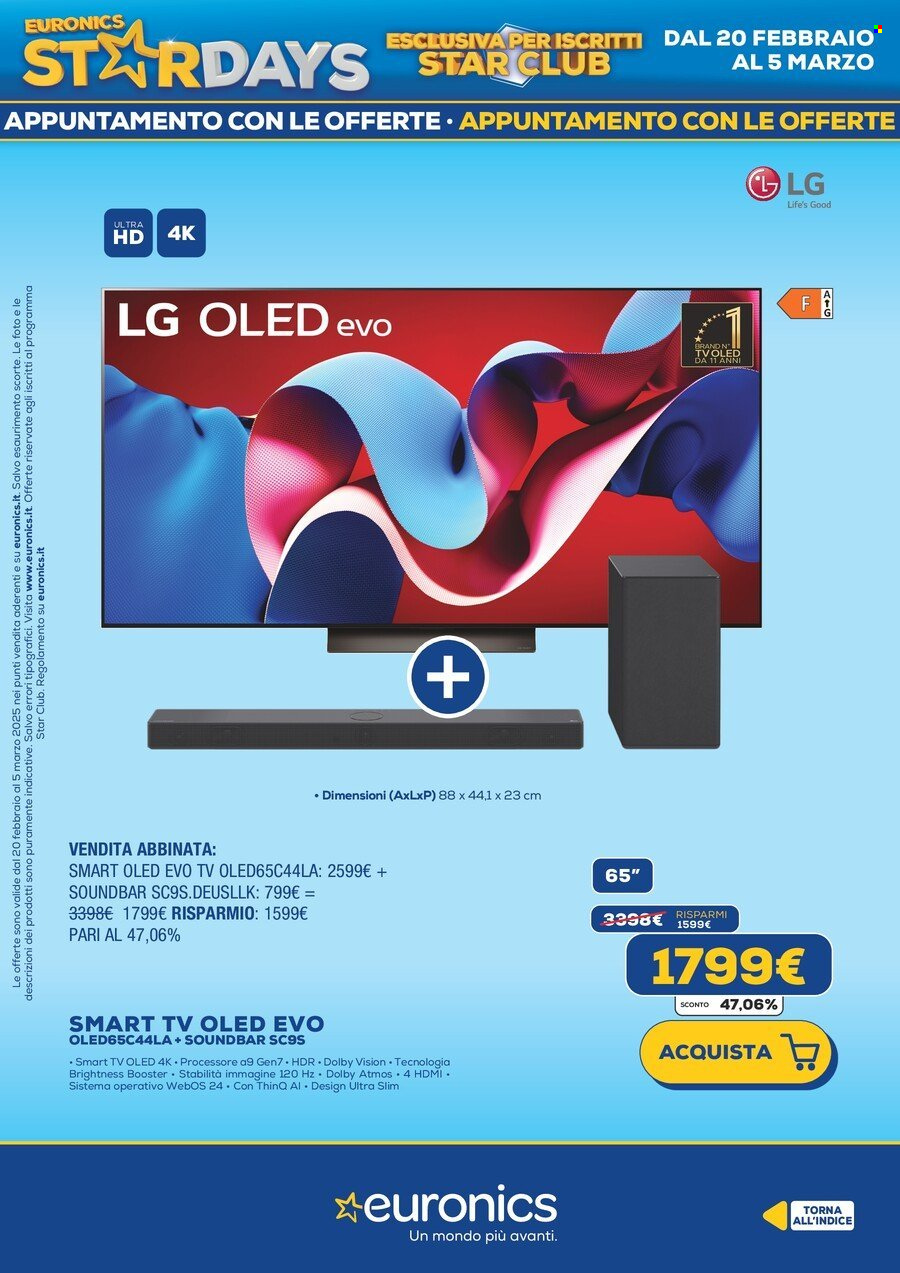 Volantino Euronics - 20/2/2025 - 5/3/2025. Pagina 7