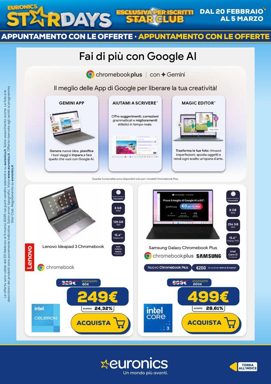 Volantino Euronics - 20/2/2025 - 5/3/2025. Pagina 18
