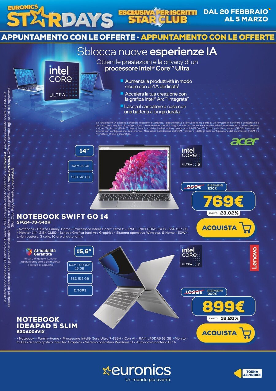 Volantino Euronics - 20/2/2025 - 5/3/2025. Pagina 19