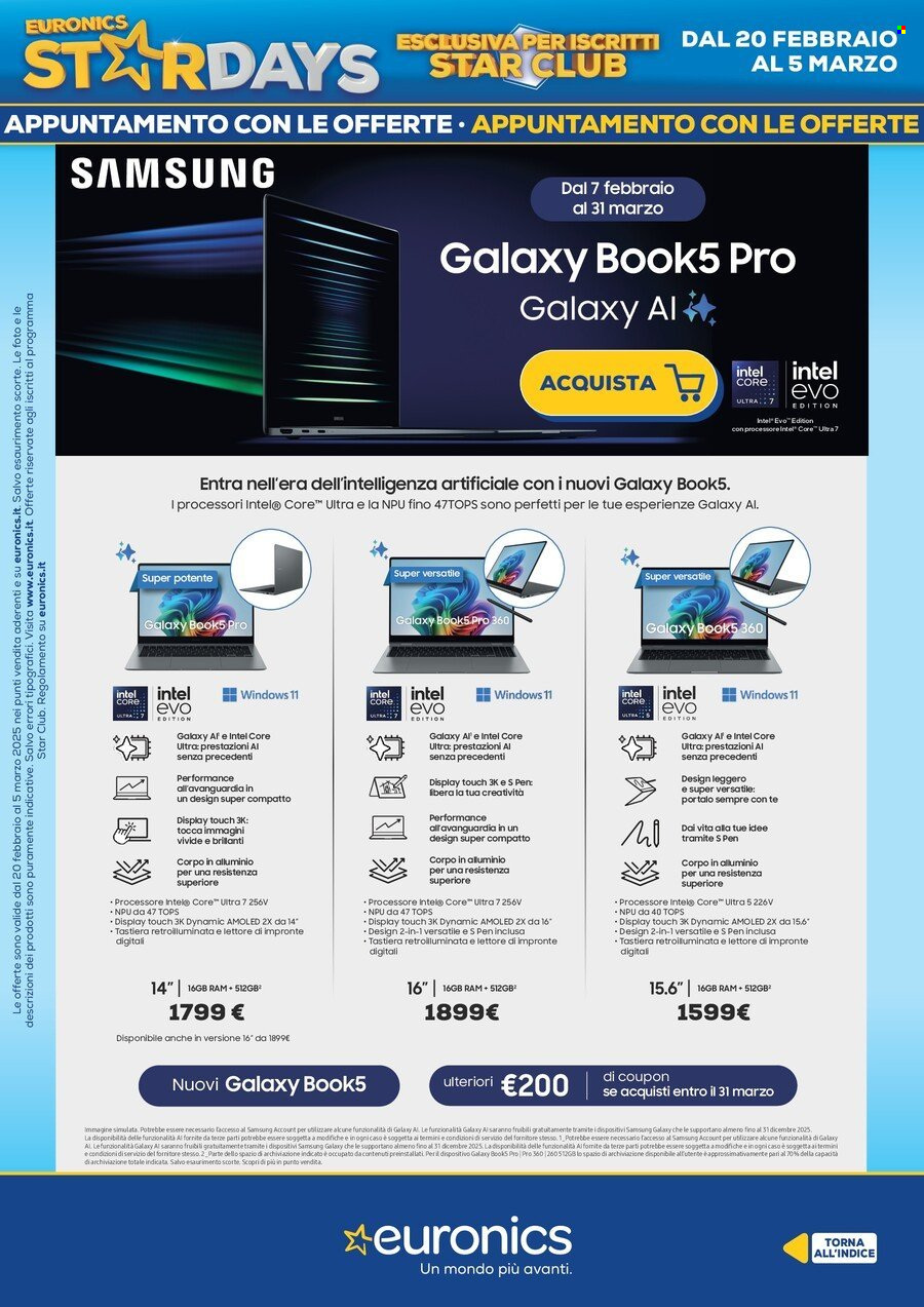 Volantino Euronics - 20/2/2025 - 5/3/2025. Pagina 21