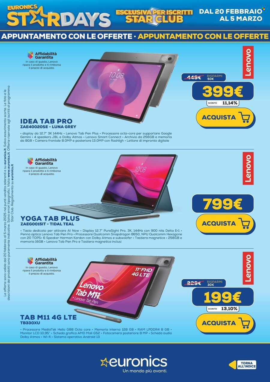 Volantino Euronics - 20/2/2025 - 5/3/2025. Pagina 28