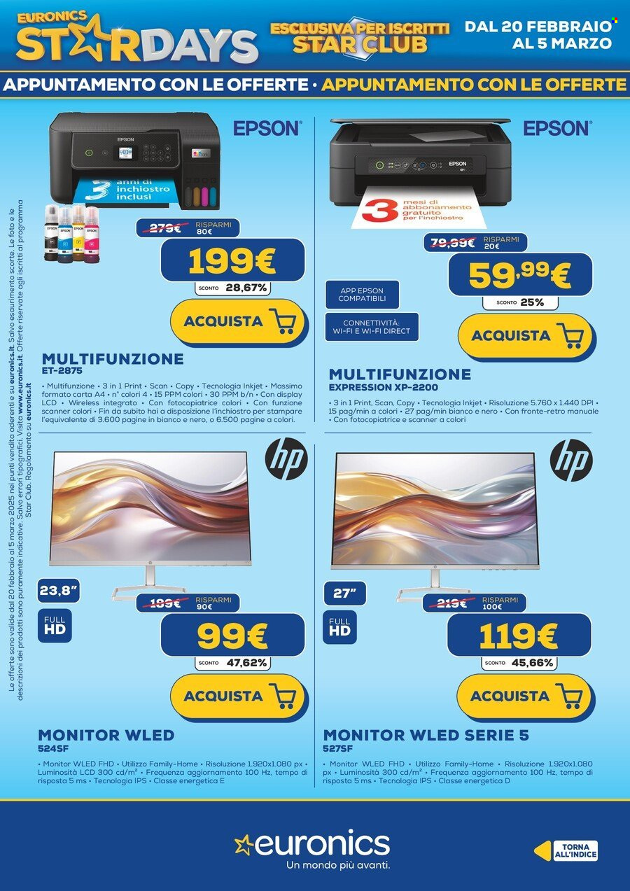 Volantino Euronics - 20/2/2025 - 5/3/2025. Pagina 29