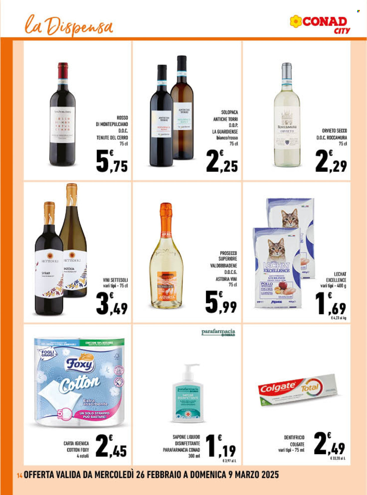 Volantino Conad - 26/2/2025 - 9/3/2025. Pagina 14