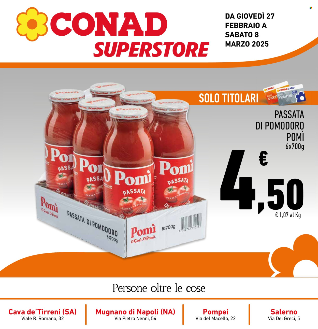 Volantino Conad Superstore - 27/2/2025 - 8/3/2025. Pagina 1