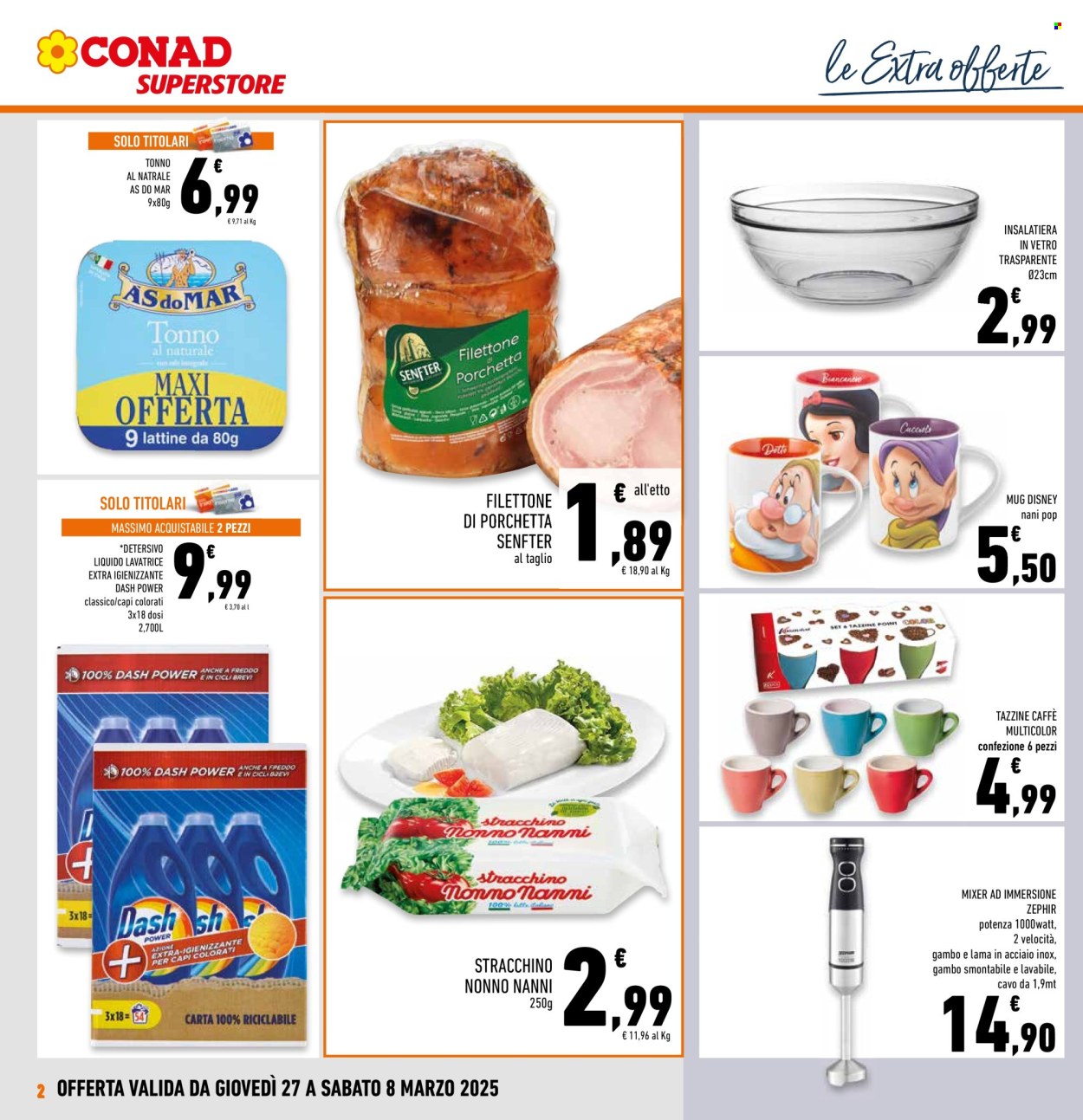 Volantino Conad Superstore - 27/2/2025 - 8/3/2025. Pagina 2
