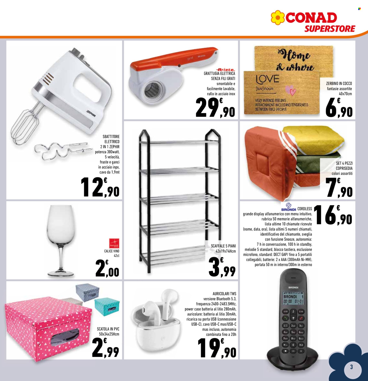 Volantino Conad Superstore - 27/2/2025 - 8/3/2025. Pagina 3